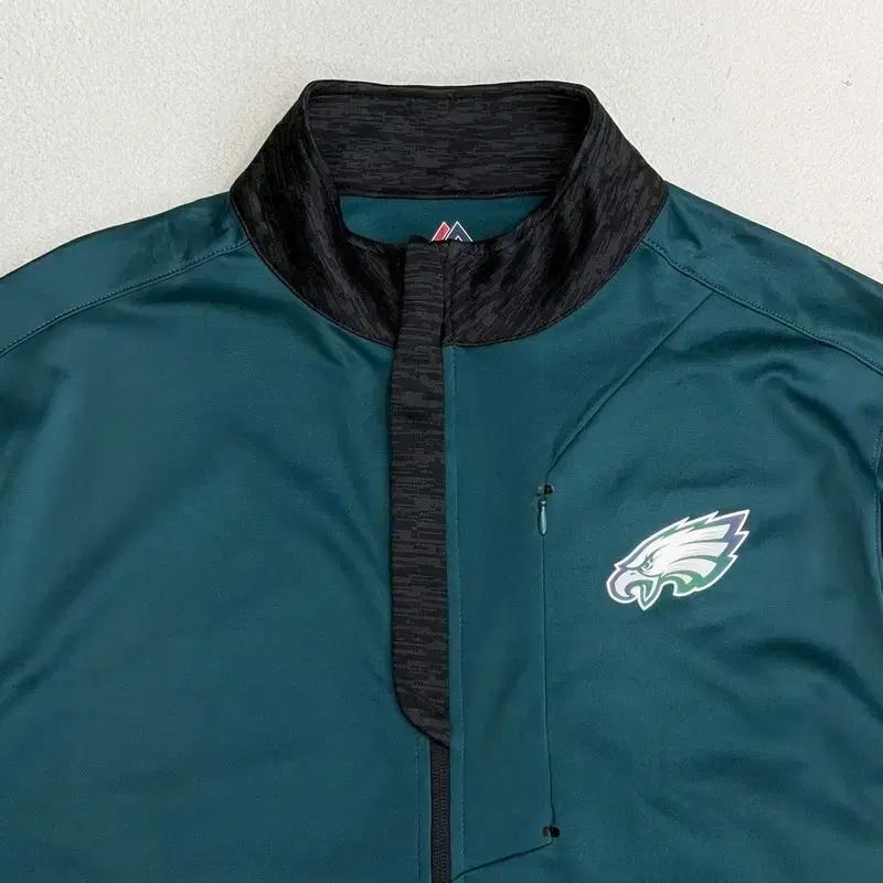 MAJESTIC 필라델피아 이글스 NFL 써마 베이스 자켓 XL 4