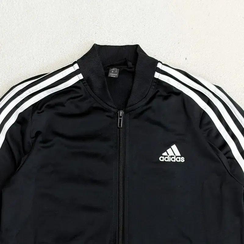 ADIDAS 에센셜 3-스트라이프 트랙자켓 XS 4
