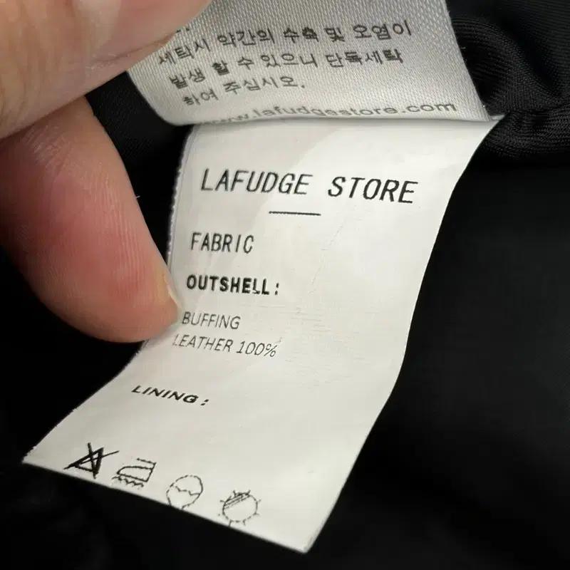 LAFUDGE STORE 버핑레더 오버핏 자켓 S 8