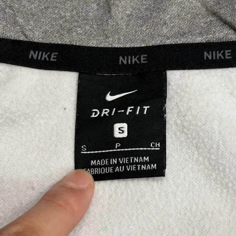 NIKE 그레이 드라이핏 후드집업 S 5