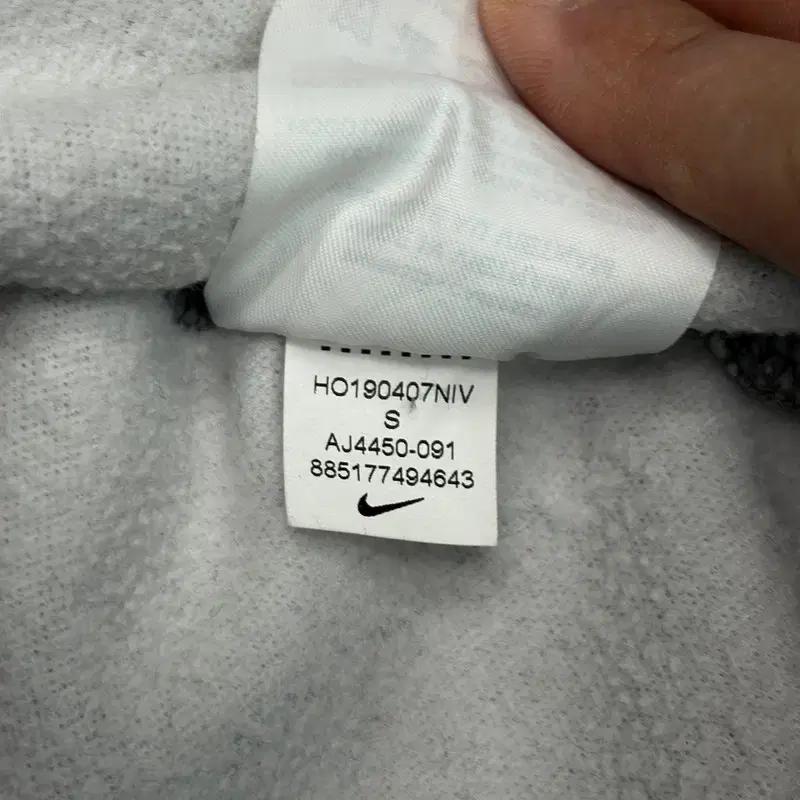 NIKE 그레이 드라이핏 후드집업 S 7