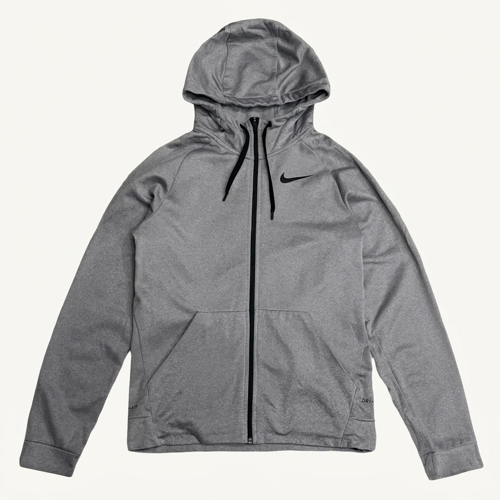 NIKE 그레이 드라이핏 후드집업 S 1