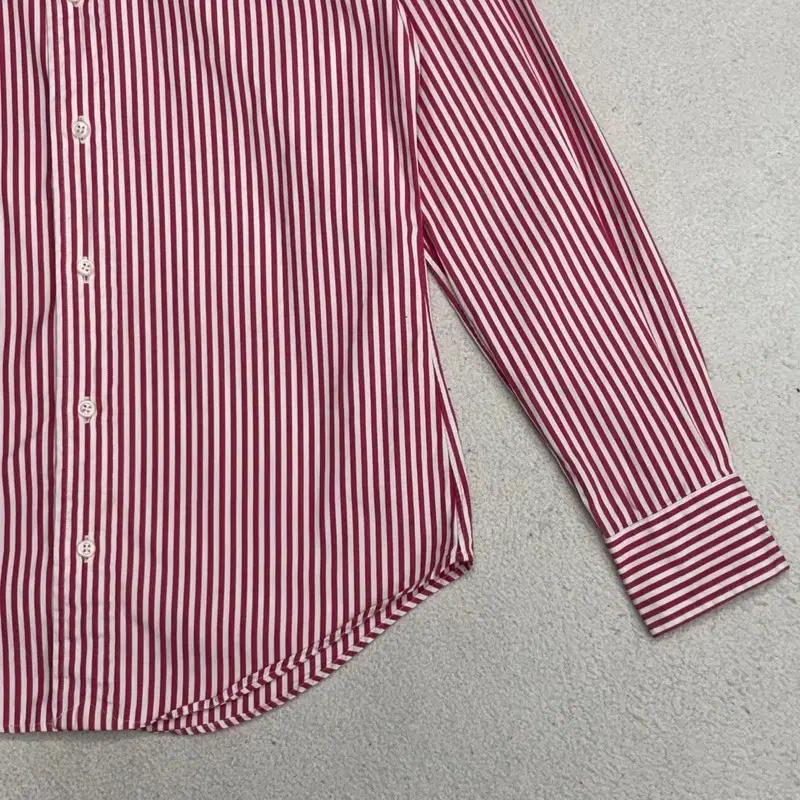 POLO 레드 스트라이프 와이드카라 셔츠 37-78 3