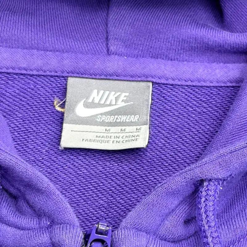 NIKE 올드스쿨 퍼플 후드집업 M 5