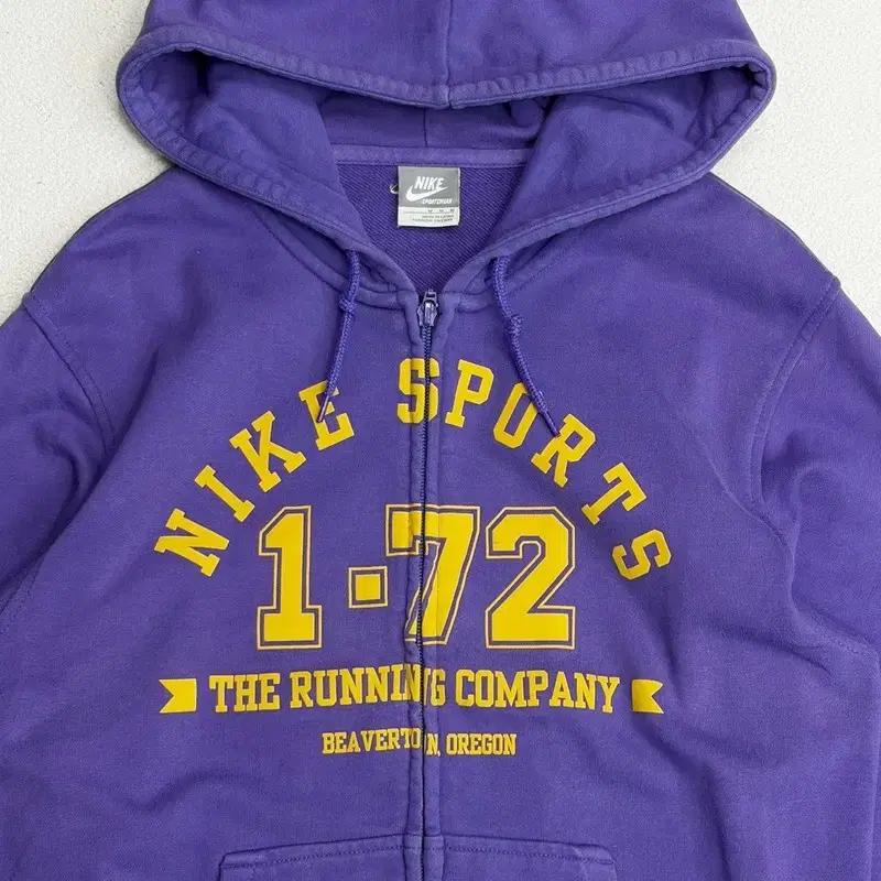 NIKE 올드스쿨 퍼플 후드집업 M 4