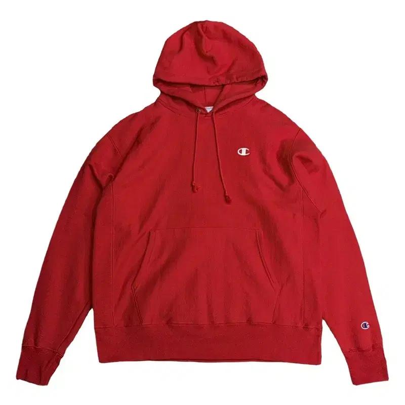 CHAMPION 리버스 스몰로고 기모 후드티 L 2