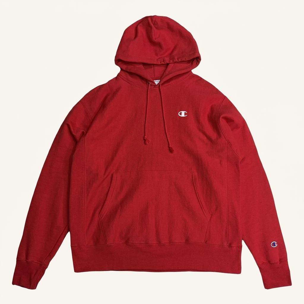 CHAMPION 리버스 스몰로고 기모 후드티 L 1
