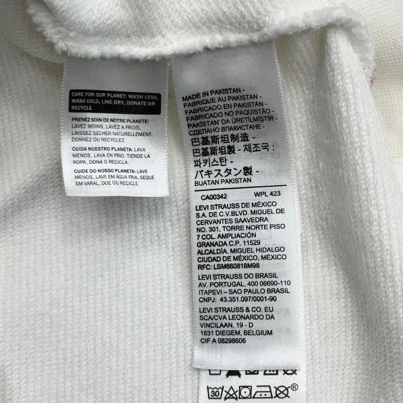 LEVI'S 월드와이드 그래픽 후드티 S 6