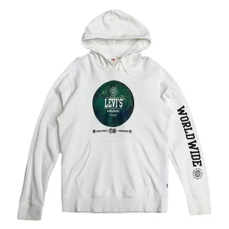 LEVI'S 월드와이드 그래픽 후드티 S 2