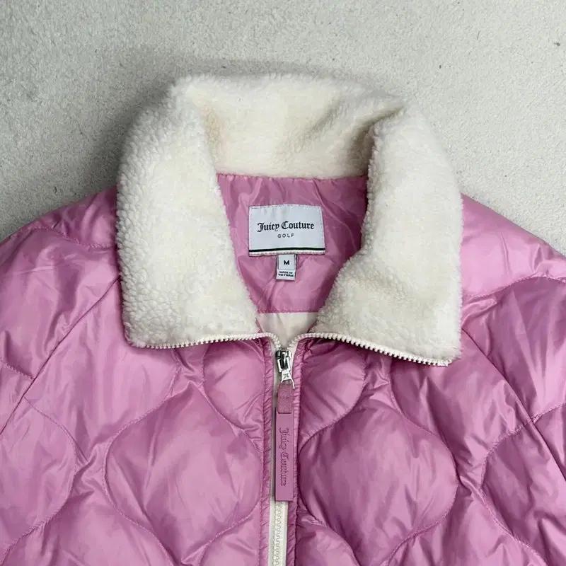 JUICY COUTURE 골프 퀼팅 덕다운 패딩 자켓 M 4