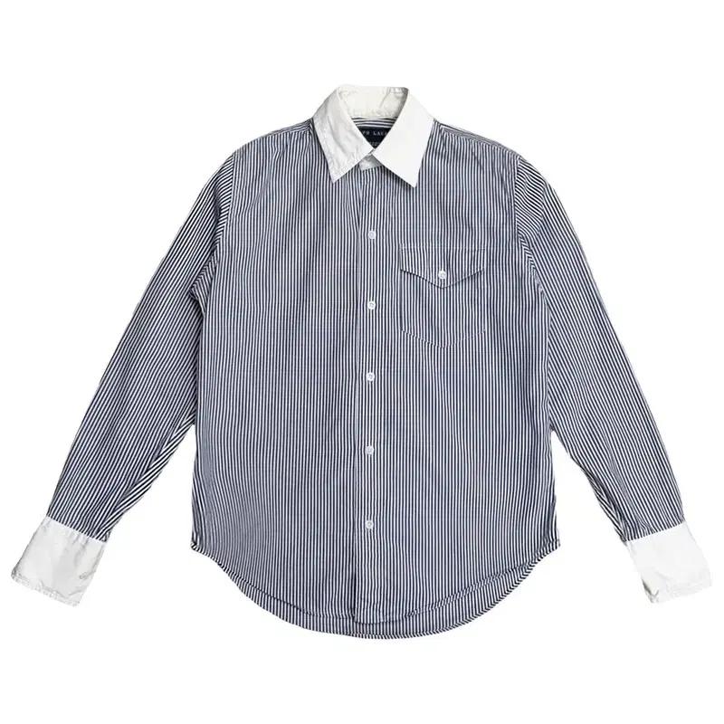POLO 키즈 블루 스트라이프 셔츠 2 2