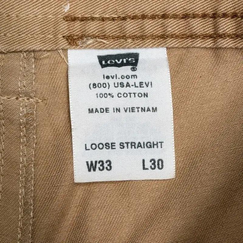 LEVI'S 루즈 스트레이트 카고팬츠 33X30 4