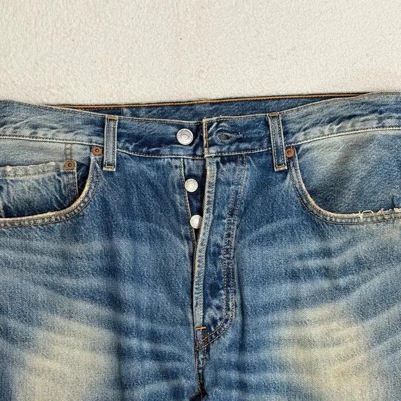 LEVI'S 501 데님 워싱진 84X86 6
