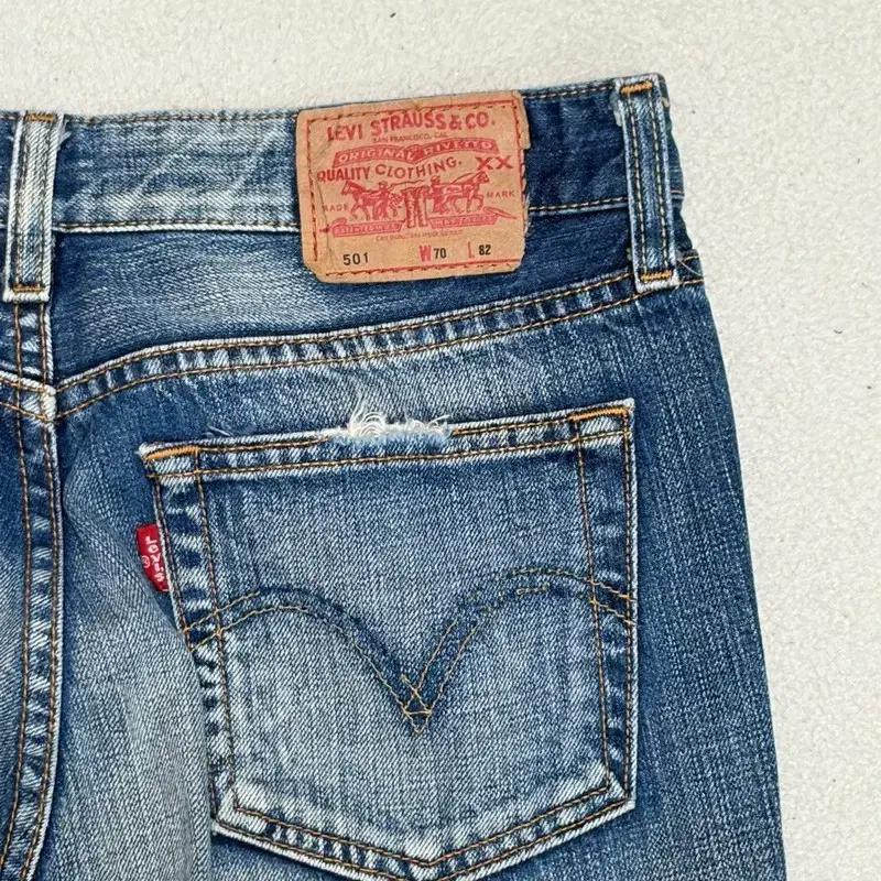 LEVI'S 00's 501 데님 워싱진 70X82 8
