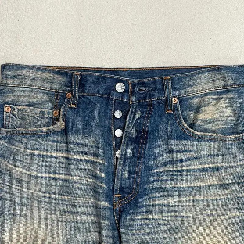 LEVI'S 501 버튼플라이 워싱 진 82X84 5