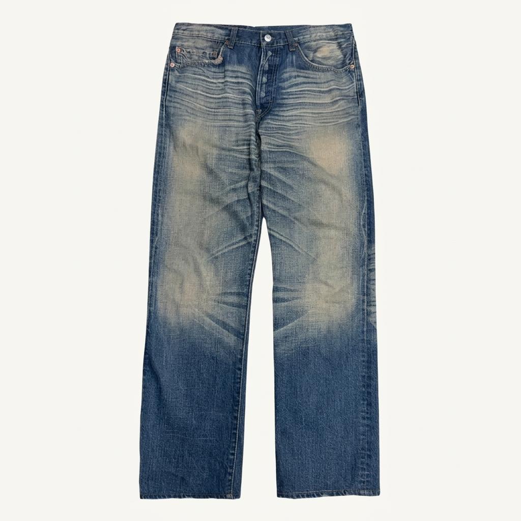 LEVI'S 501 버튼플라이 워싱 진 82X84 1