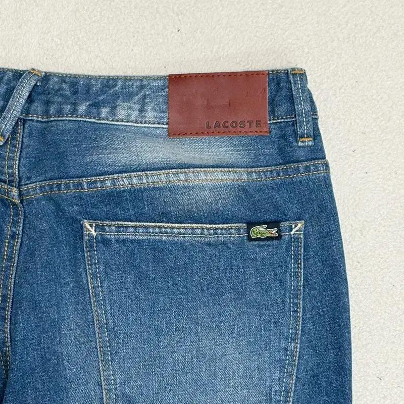 LACOSTE 스트레이트 핏 인디고 데님진 84X97 6