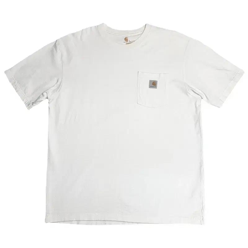 CARHARTT 오리지널 핏 포켓 반팔티 화이트 L 2