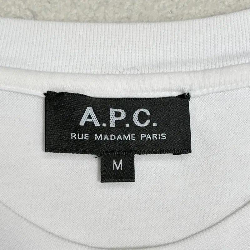 A.P.C. 마이크로로고 크롭 반팔티 M 5