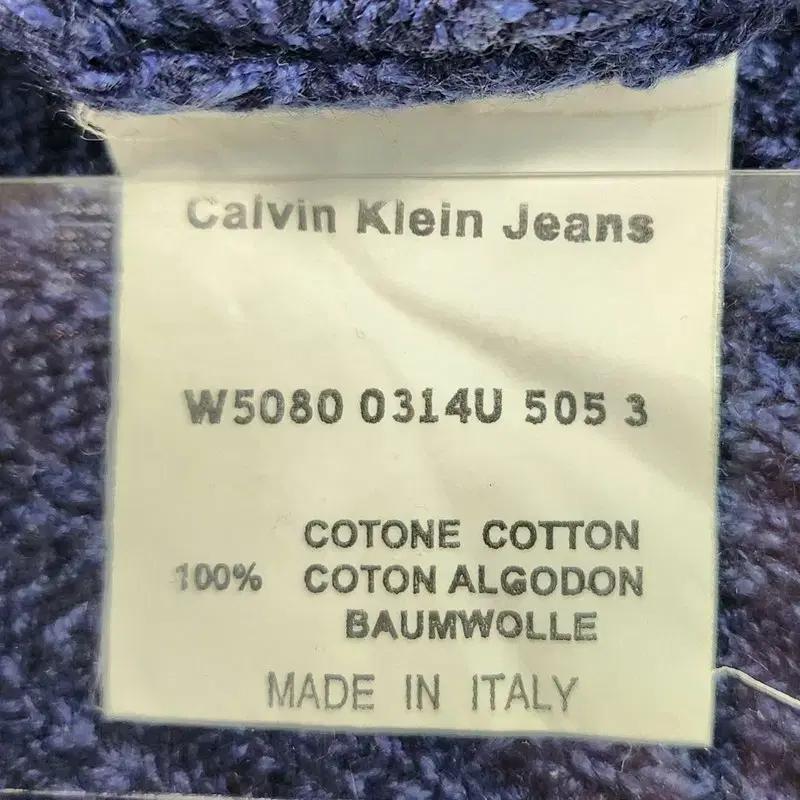 CALVIN KLEIN 골지 숄더패치 니트 6