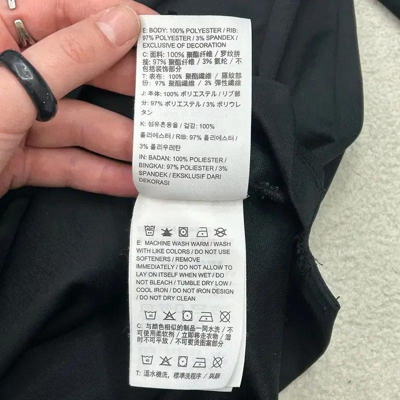 나이키 풋볼 축구 풋살 드라이핏 블랙져지 집업 자켓  M 8