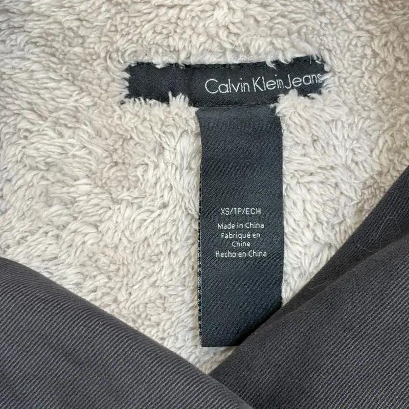 CALVIN KLEIN 퍼 카라 자켓 XS 6