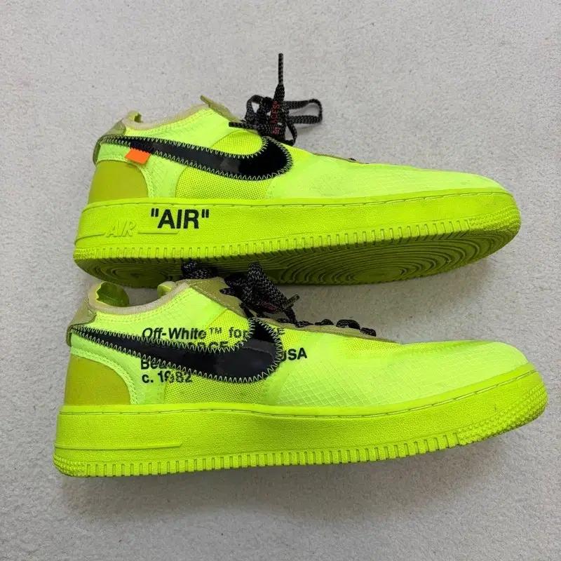 NIKE x OFF WHITE 에어포스 1 로우 볼트 280 4