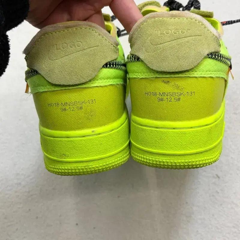 NIKE x OFF WHITE 에어포스 1 로우 볼트 280 7