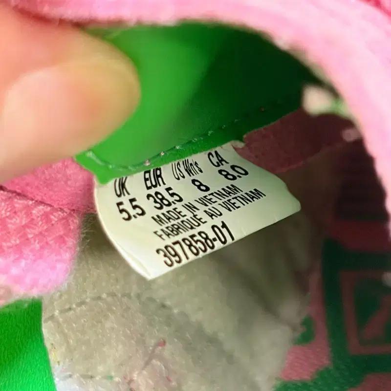 PUMA 팔레르모 스페셜 핑크 딜라이트 그린 245 8