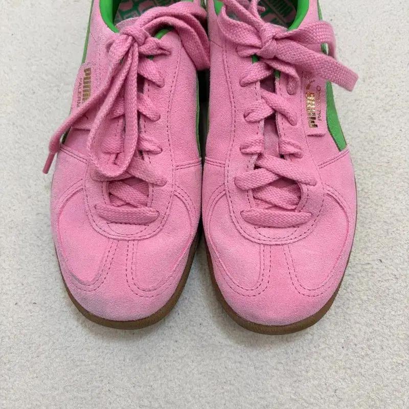 PUMA 팔레르모 스페셜 핑크 딜라이트 그린 245 5