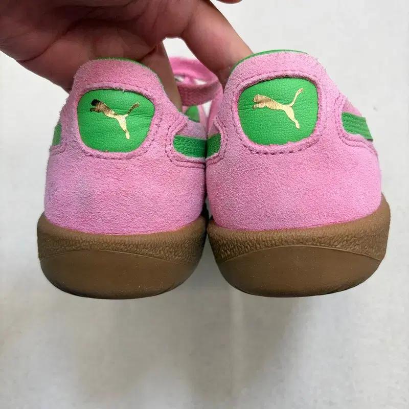PUMA 팔레르모 스페셜 핑크 딜라이트 그린 245 7