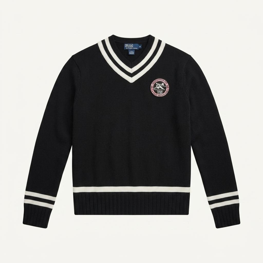 POLO 00's 스키 엠브로이드 크리켓 맨투맨 M 1