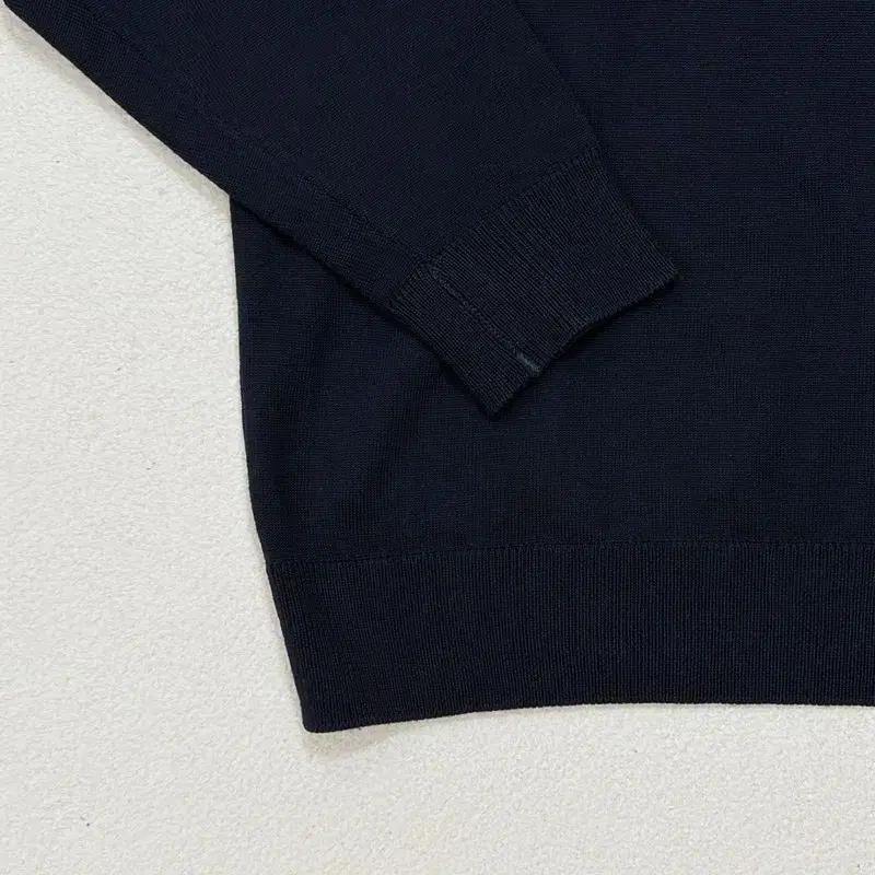LACOSTE 네이비 메리노울 크루넥 스웨터 XXL 3