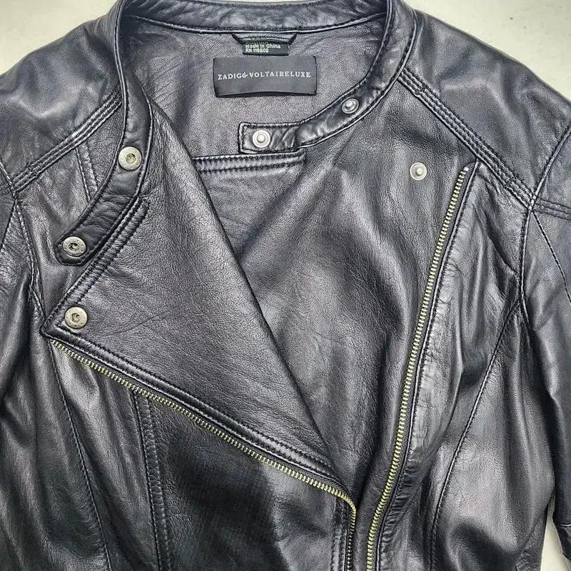 ZADIG&VOLTAIRE 양가죽 롱자켓 M 4