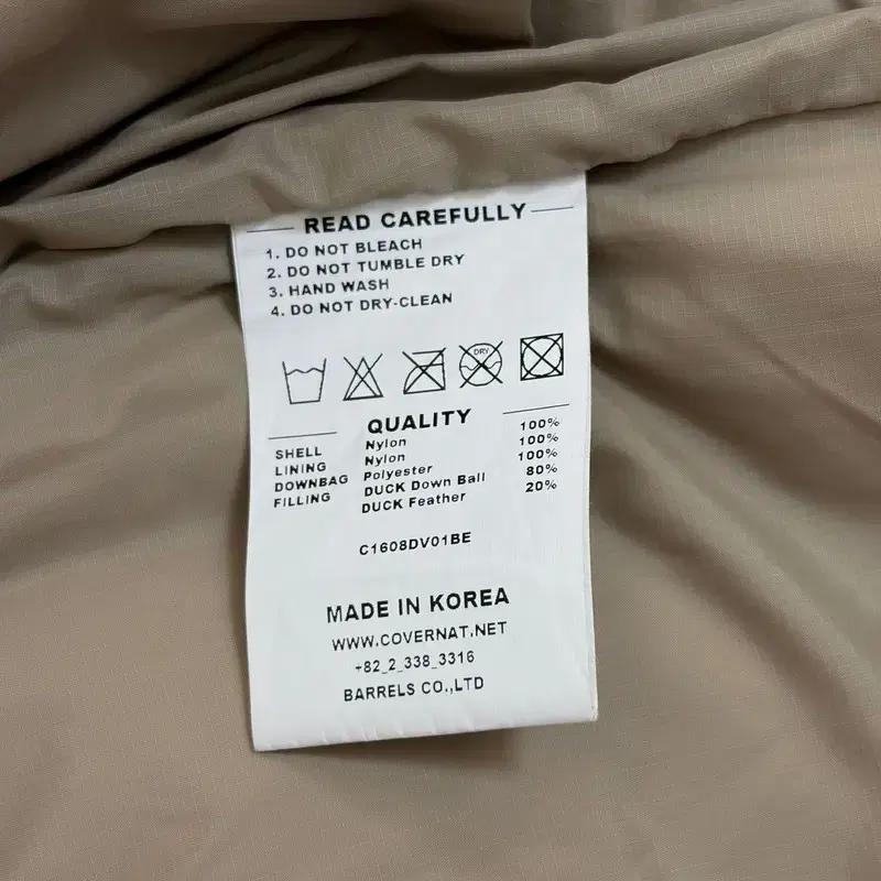 COVERNAT 덕다운 경량 패딩조끼 XL 6