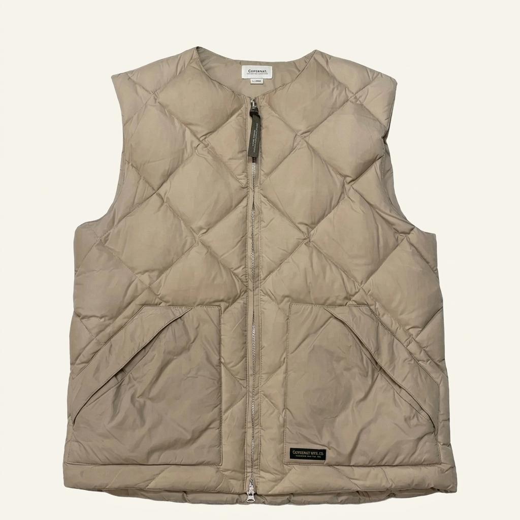 COVERNAT 덕다운 경량 패딩조끼 XL 1