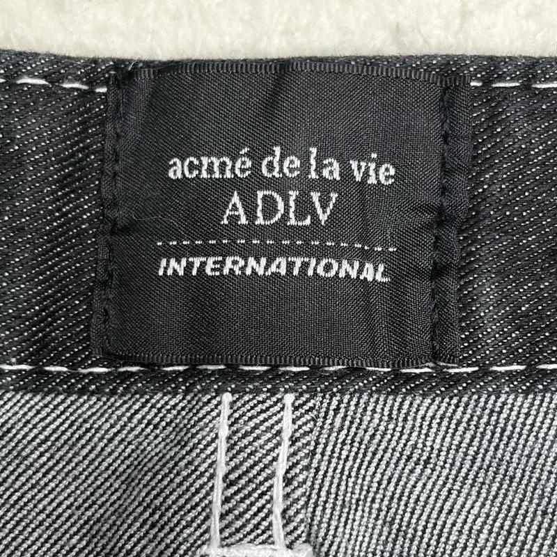 ACME DE LA VIE 블랙 생지 데님 팬츠 1 6