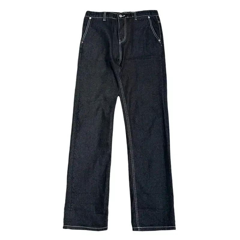 ACME DE LA VIE 블랙 생지 데님 팬츠 1 2