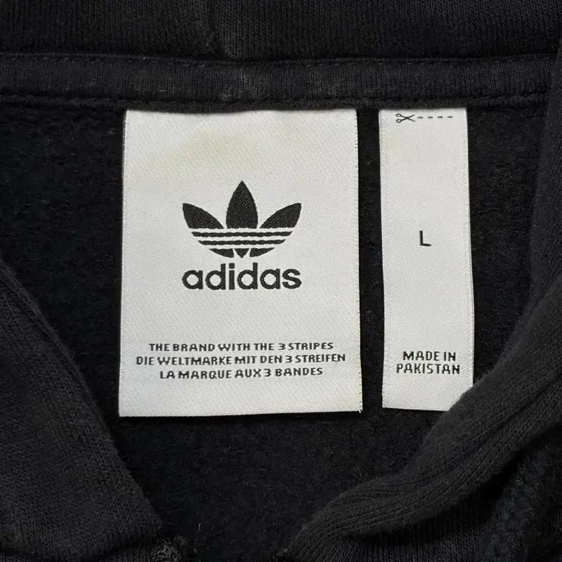 ADIDAS 파이어버드 백로고 블랙 후드집업 L 5