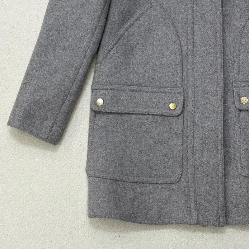 J.CREW 울 파카 후드 코트 00 3