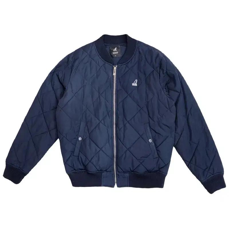 KANGOL 블랙다이아몬드 퀼팅 붐버 자켓  XL 2