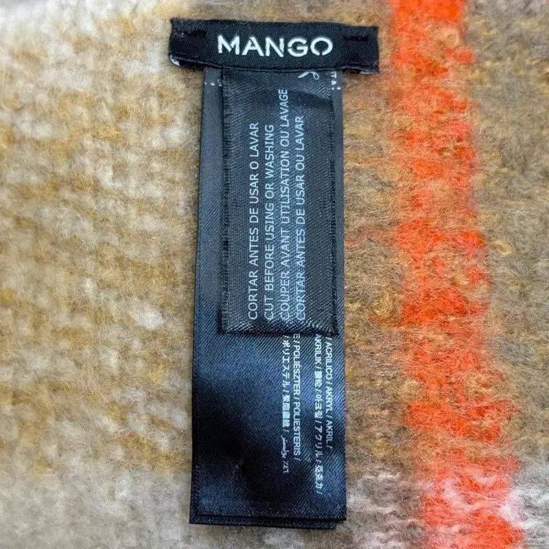 MANGO 체크 머플러 5