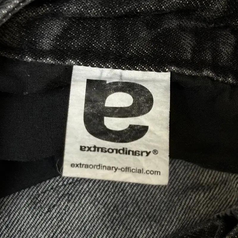 EXTRAORDINARY 스플래터 워싱 데님진 L 7