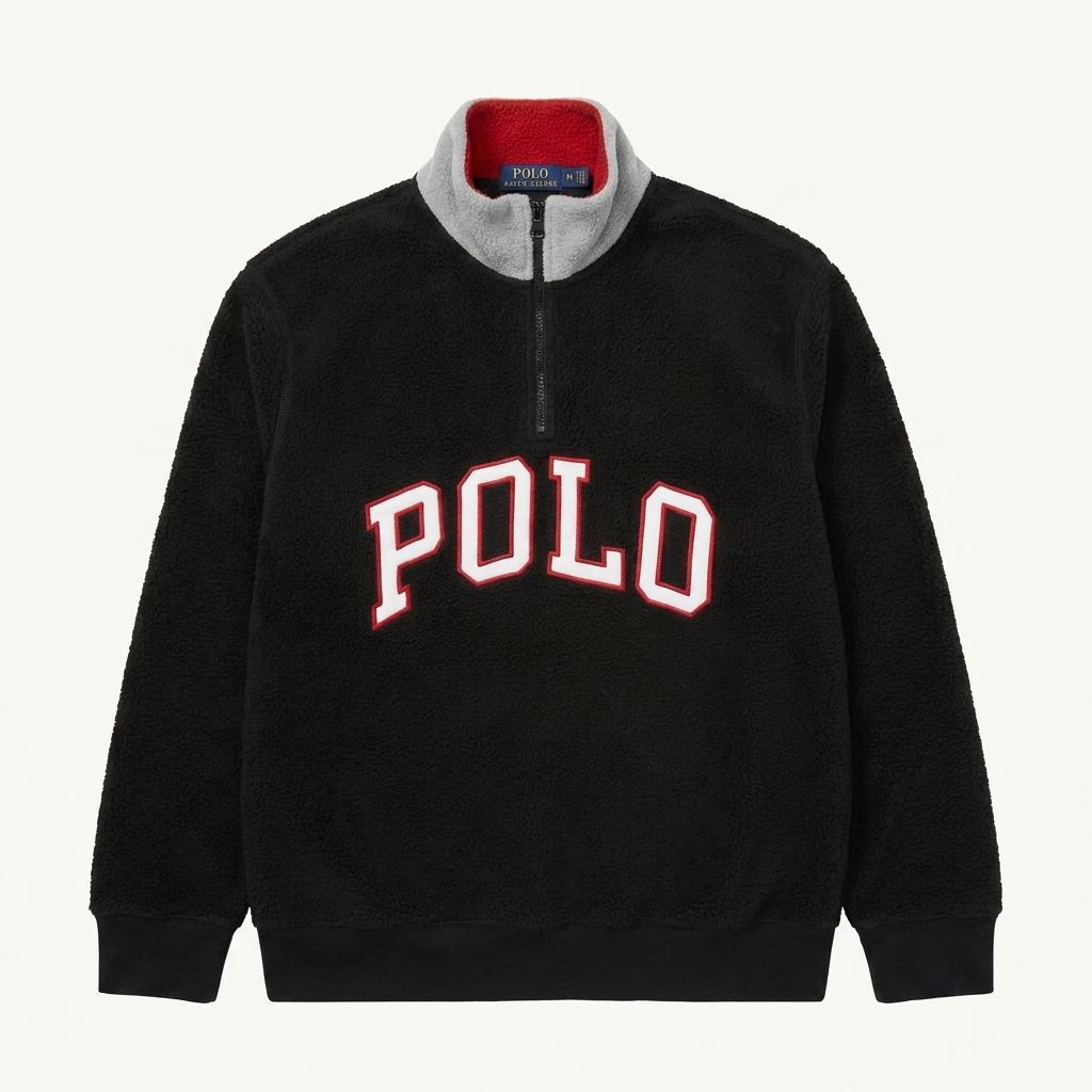 RALPH LAUREN 하프 집업 플리스 M 1