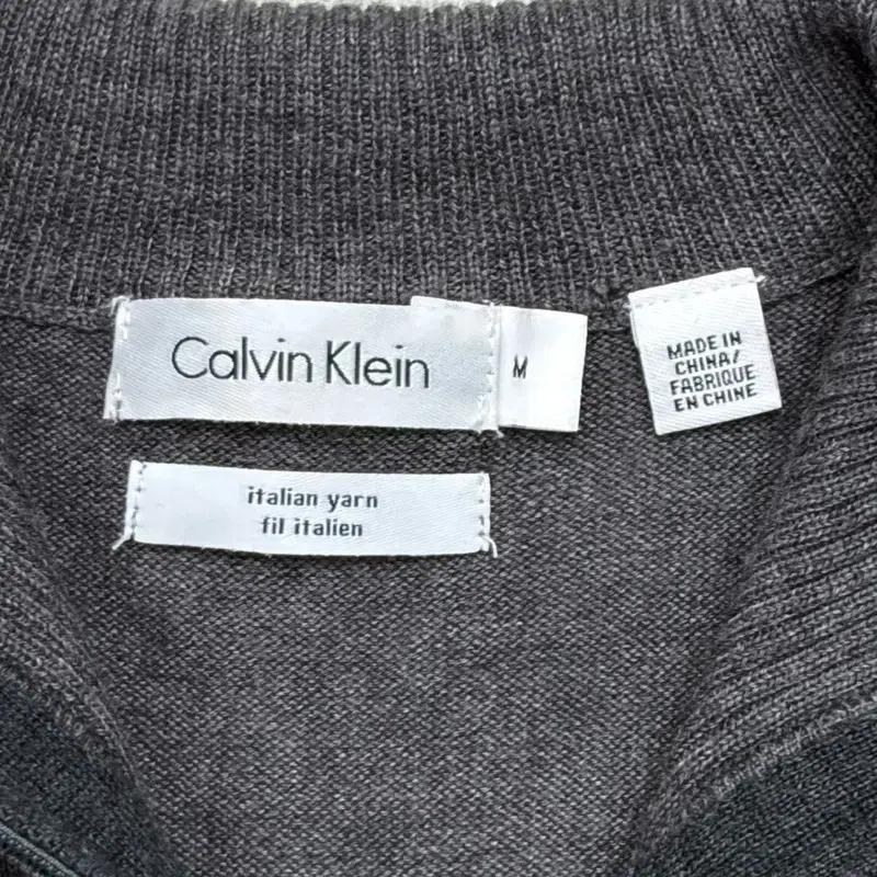 CALVIN KLEIN 메리노울 니트집업 M 6