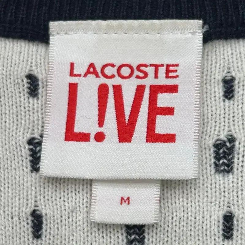 LACOSTE 네이비 패턴 캐시미어 니트 맨투맨 M 6