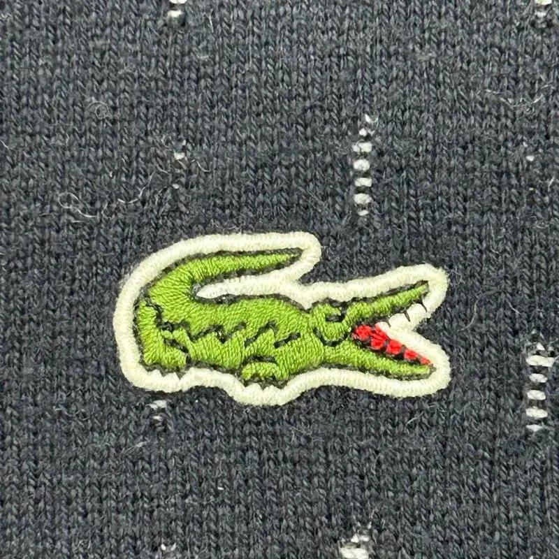 LACOSTE 네이비 패턴 캐시미어 니트 맨투맨 M 3