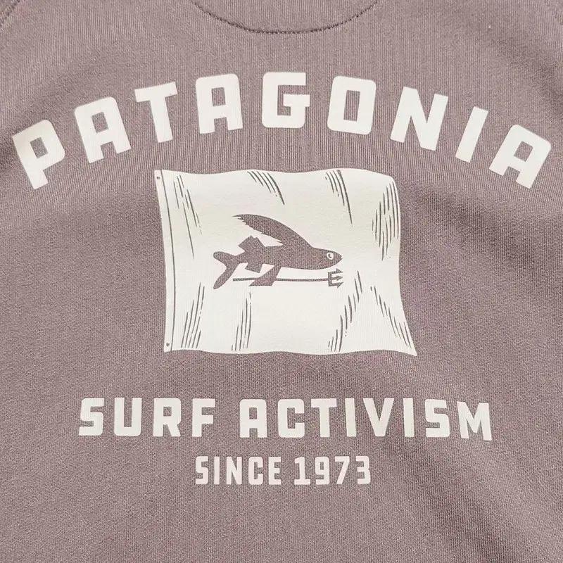 PATAGONIA 플라이터 플래그 오가닉 맨투맨 S 5
