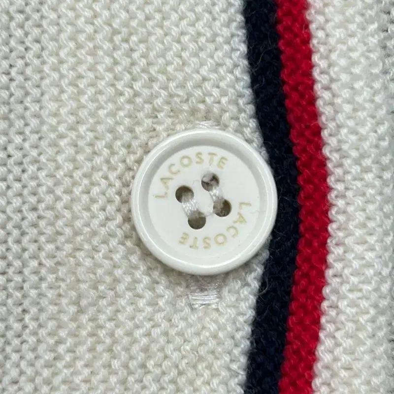 LACOSTEx빔즈 (일본판) 스트라이프 니트가디건 36 5