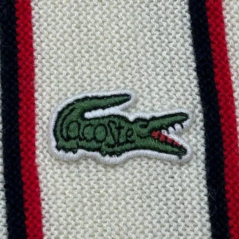 LACOSTEx빔즈 (일본판) 스트라이프 니트가디건 36 3